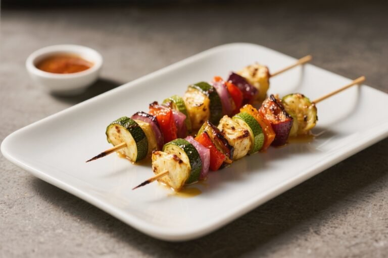 Air Fryer Ratatouille Skewers – Colorful, Quick, and Flavor-Packed