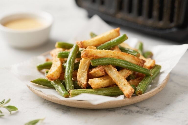 Air Fryer Green Bean Fries – Crispy, Light, and Seriously Snackable