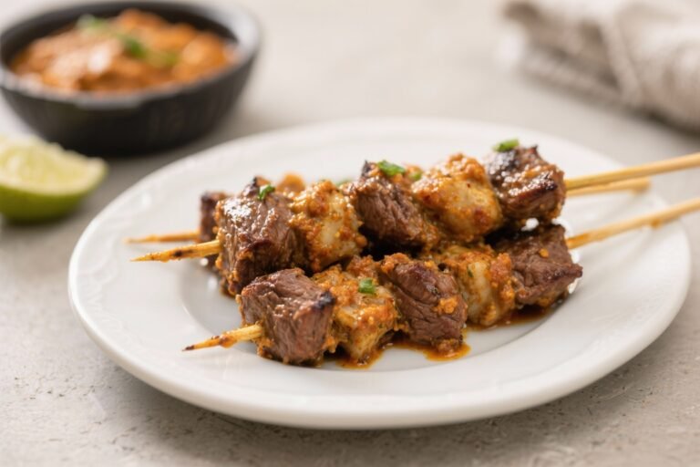 Air Fryer Curried Lamb Sosaties – Tender, Sweet, and Spiced Skewers