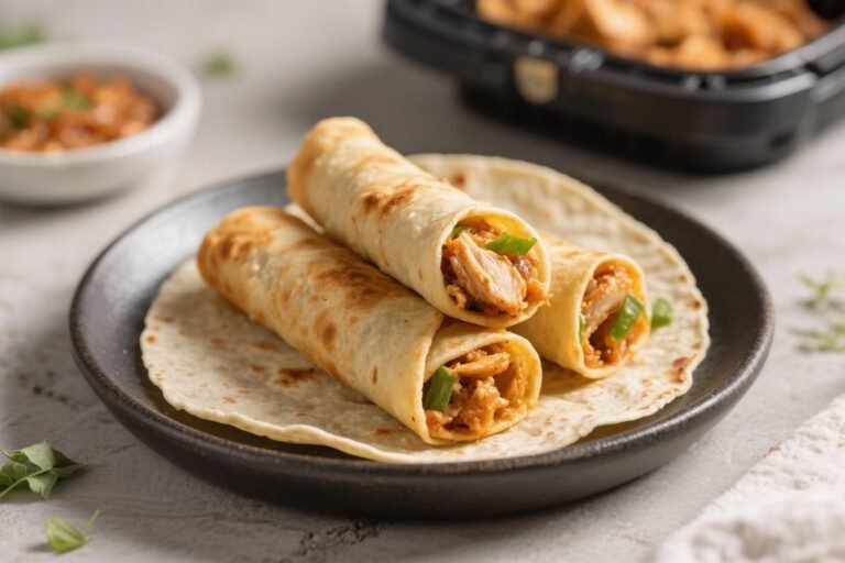 Air Fryer Chicken Taquitos – Crispy, Easy, and Packed With Flavor