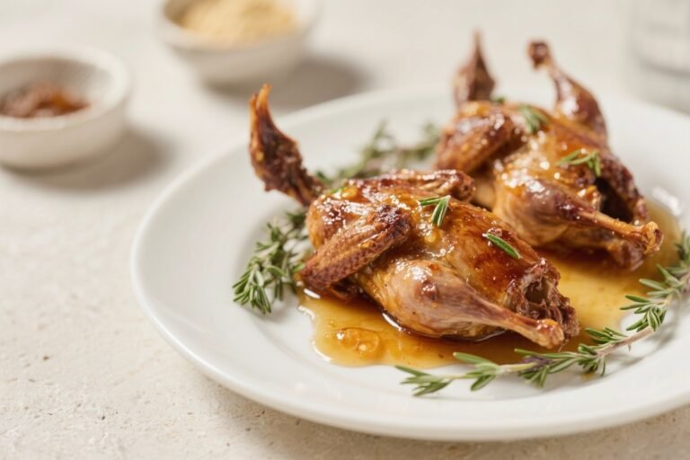 Air Fryer Quail With Honey and Thyme – Simple, Juicy, and Elegant