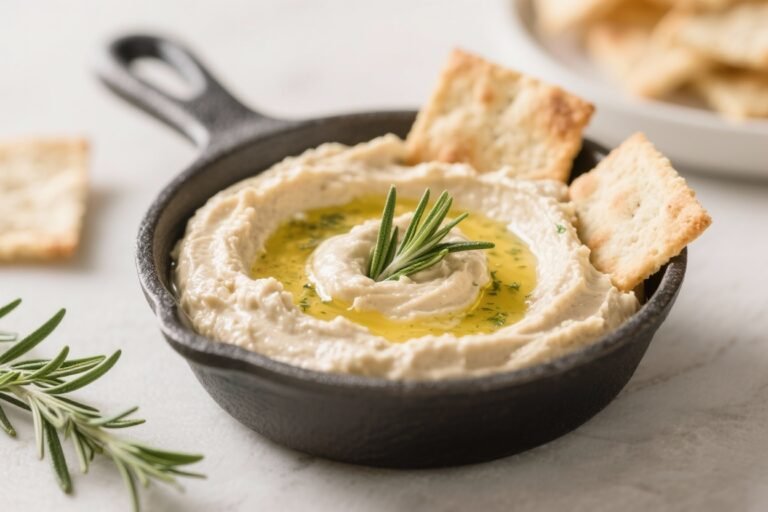 Air Fryer White Bean Dip With Rosemary – Simple, Creamy, and Fast