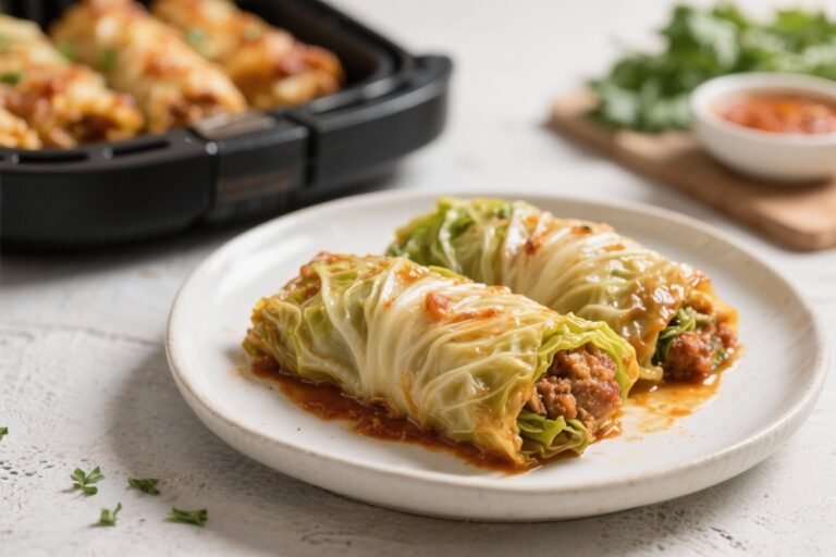 Air Fryer Stuffed Cabbage Rolls – Comfort Food Made Easy