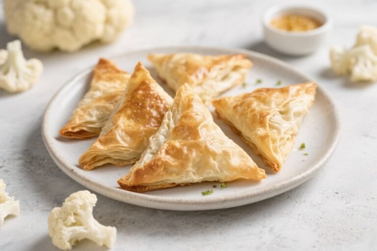 Air Fryer Cauliflower Phyllo Triangles – Crispy, Light, and Flavor-Packed