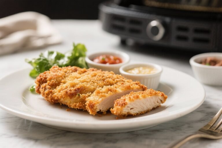 Air Fryer Chicken Milanese – Crispy, Light, and Weeknight-Friendly