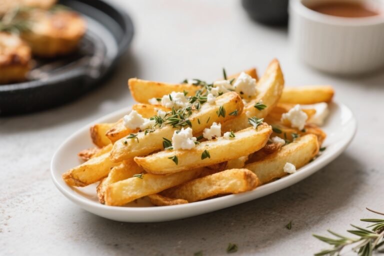 Air Fryer Feta and Oregano Fries – Crispy, Herby, and So Satisfying