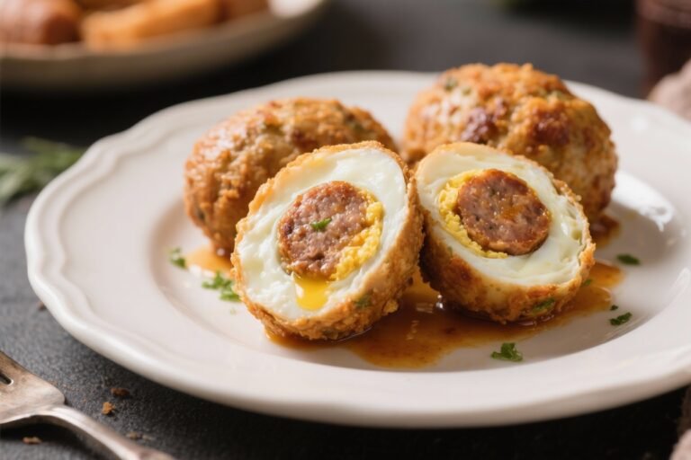 Air Fryer Scotch Eggs With Boerewors – A Crispy, Savory Twist