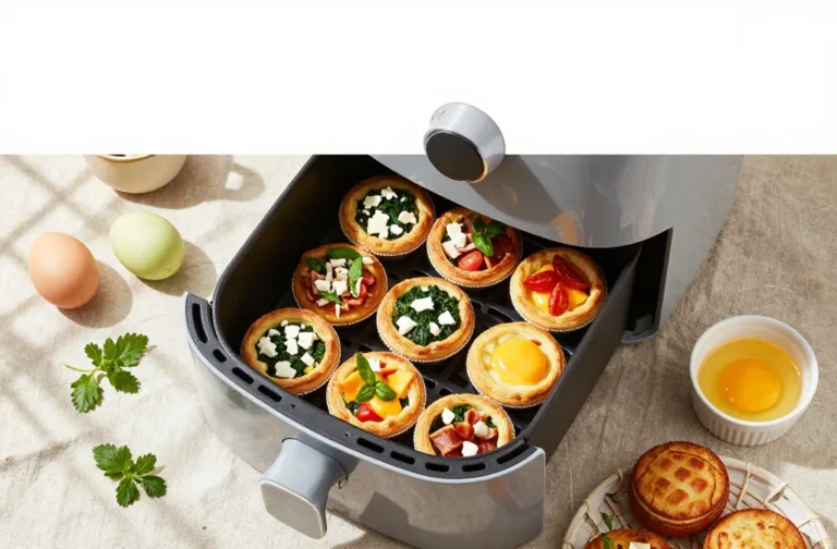 Viral Brunch Hit Air Fryer Easter Buffet: Mini Quiche Cups