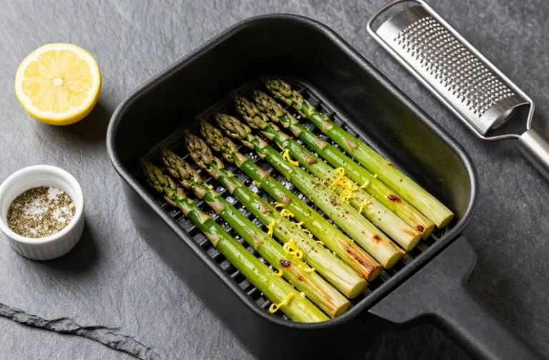 Air Fryer Easter Side Dish: Crispy Asparagus with Lemon Pepper Magic
