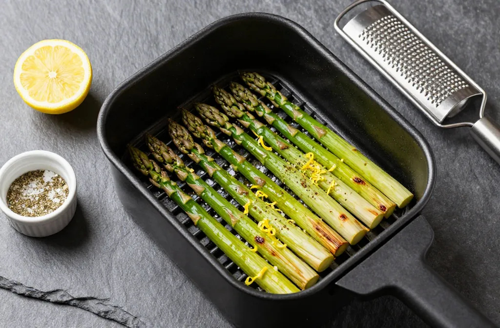 Air Fryer Easter Side Dish: Crispy Asparagus with Lemon Pepper Magic