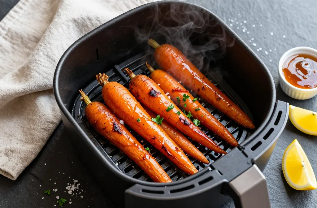 Insanely Good Air Fryer Easter Buffet Side: Maple Glazed Carrots for a Crowd