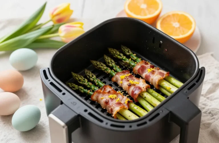 Air Fryer Easter Buffet: Bacon-Wrapped Asparagus Bundles Magic