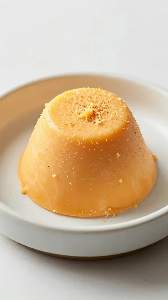 grated cheddar mound on small ceramic dish