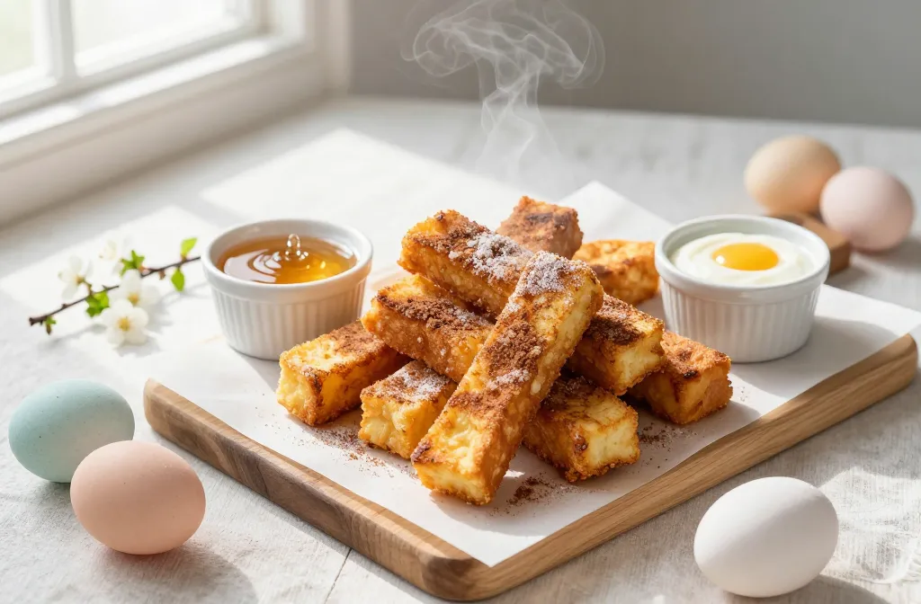 Crispy Magic Air Fryer French Toast Sticks (Easter Brunch Food for Kids)