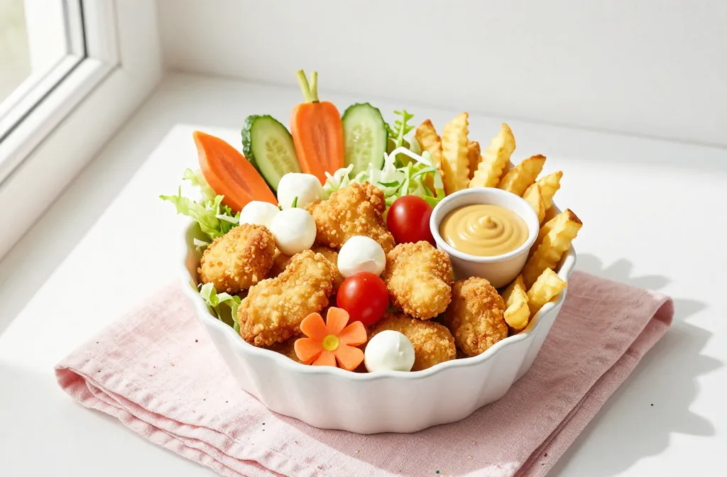 Air Fryer Easter Food for Kids: Chicken Nugget “Easter Basket” Magic