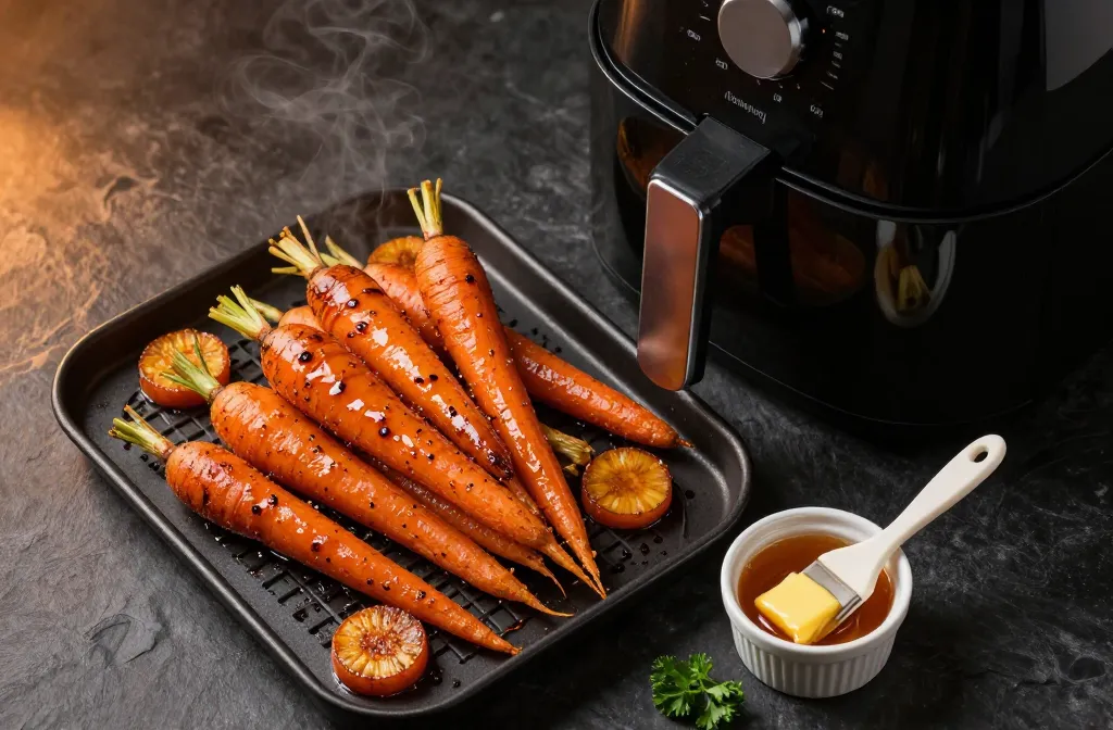 Crispy-Sweet Air Fryer “What Goes with Ham” Glazed Carrots (Fast Side)