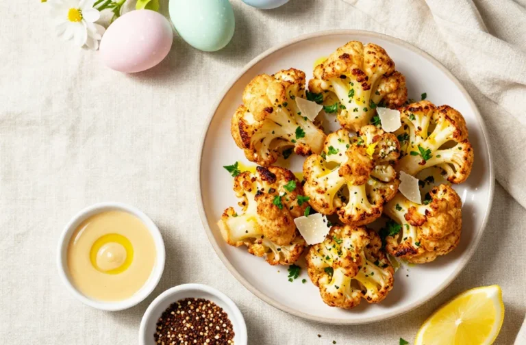 Crispy Air Fryer Roasted Cauliflower (Healthy Easter Side Dish)