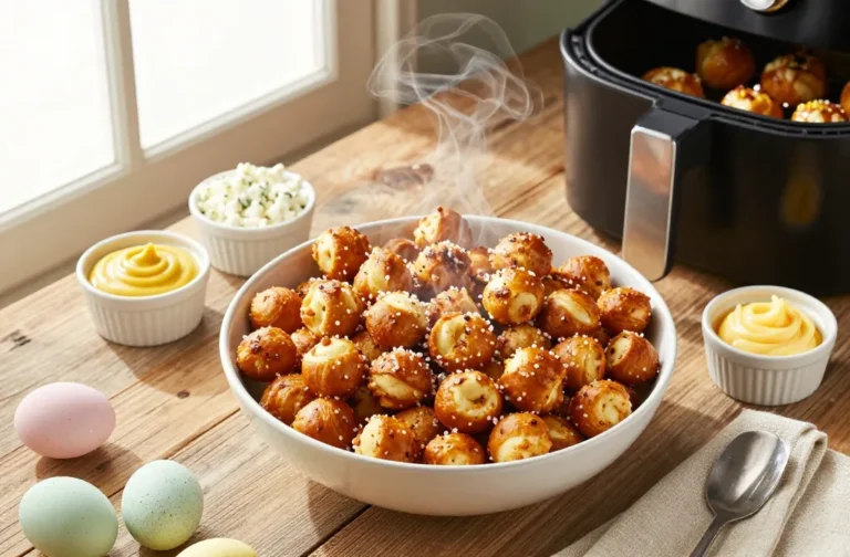 Air Fryer Easter Snacks: Pretzel Bites (Party-Size Batch) Tonight