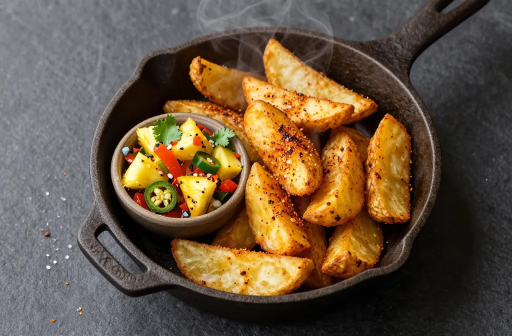 Air Fryer Bhut Jolokia Wedges with Pineapple JalapeñO Gone Wild