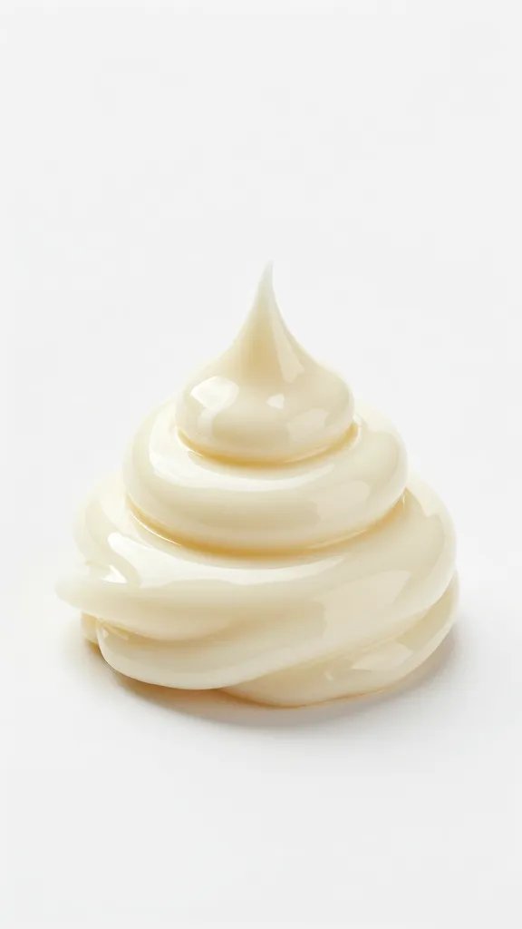 glossy white ganache swirl on solitary peppermint crisp