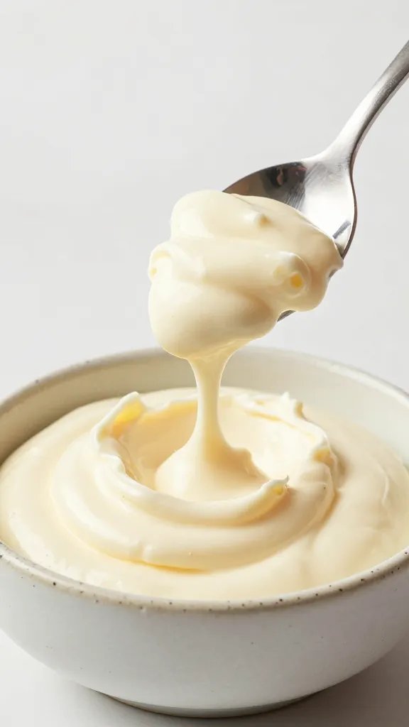 spoonful of pimento cheese lifted over bowl