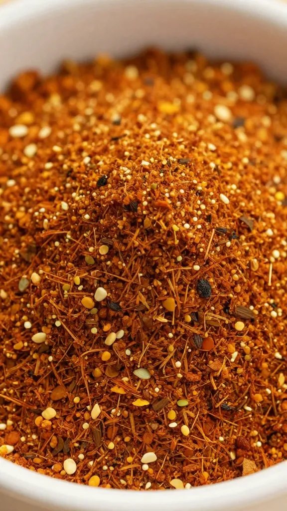 closeup of DIY Cajun spice blend in small bowl