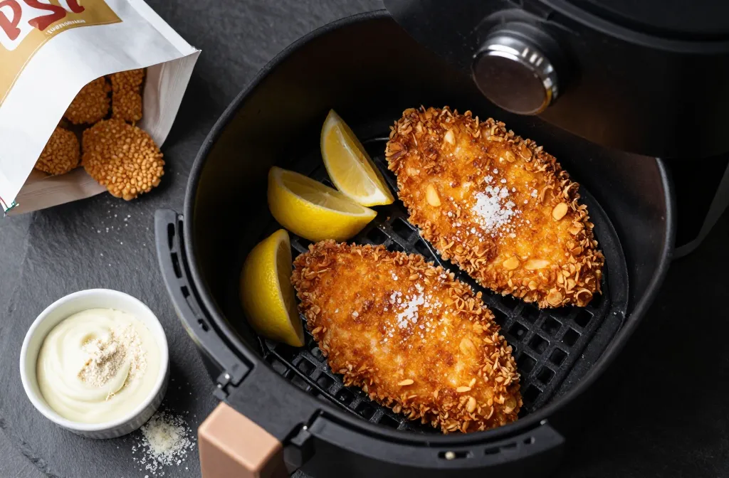 Crispy Air Fryer Keto Chicken Cutlets — No Breadcrumbs Tonight