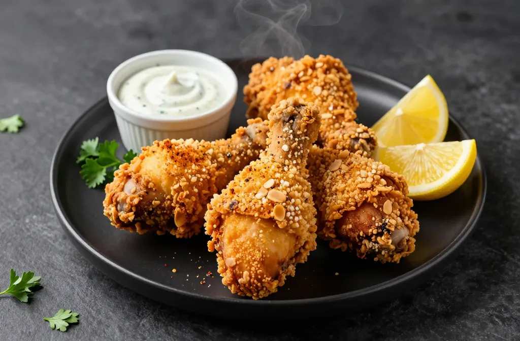Crispy Magic: Keto Air Fryer Fried Chicken — Egg Wash + Almond Flour Method
