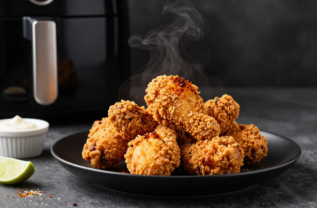 Crispy Crunch Coconut Flour Keto Fried Chicken — Air Fryer Style