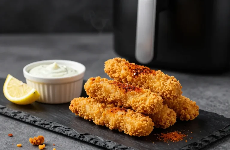 Crispy in 20: Air Fryer Keto Chicken Tenders — Crushed Pork Rind & Cayenne