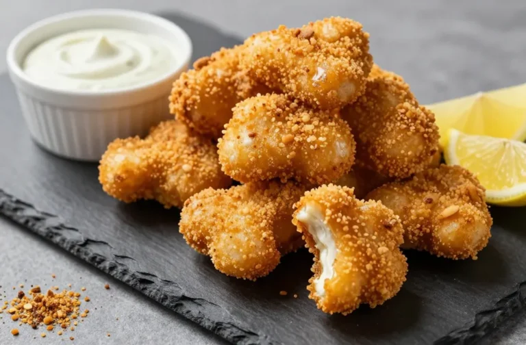 Crispy Keto Air Fryer Chicken Nuggets — Pork Rind Crust, 8 Minutes