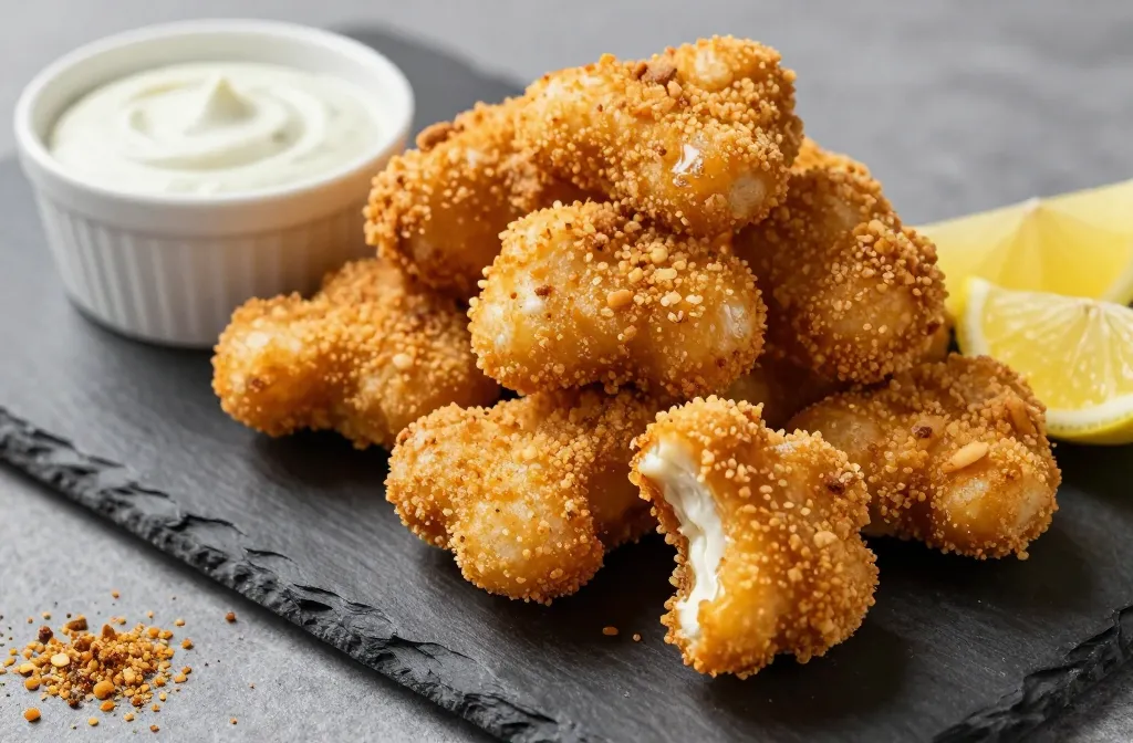 Crispy Keto Air Fryer Chicken Nuggets — Pork Rind Crust, 8 Minutes
