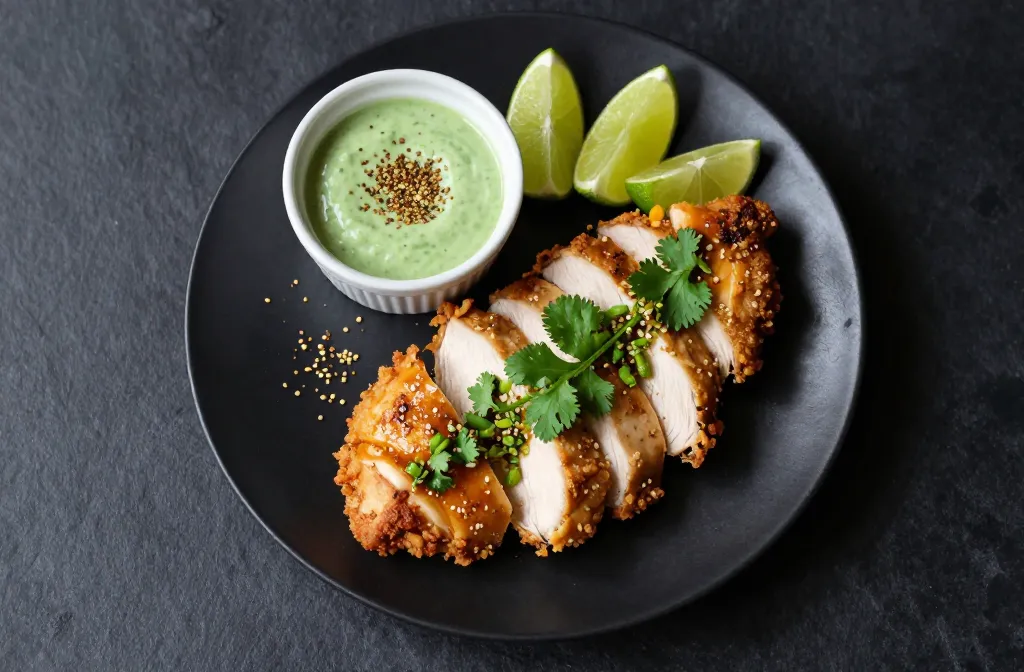 Cilantro Lime Keto Air Fryer Chicken Breast That Slaps