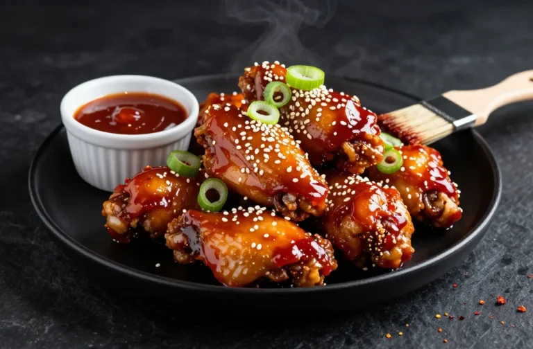 Crispy, Fiery Korean Bbq Keto Air Fryer Chicken Wings — Gochujang Sugar-Free