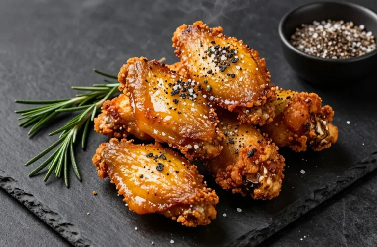 Crispy Game-Changers: Air Fryer Keto Chicken Wings — Truffle Salt & Rosemary