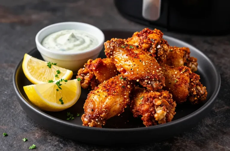 Crispy Air Fryer Keto Chicken Wings — Cajun Dry Rub