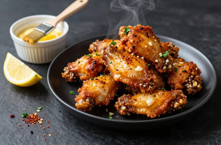 Crispy Magic Air Fryer Keto Chicken Wings — Garlic Butter Dry Rub