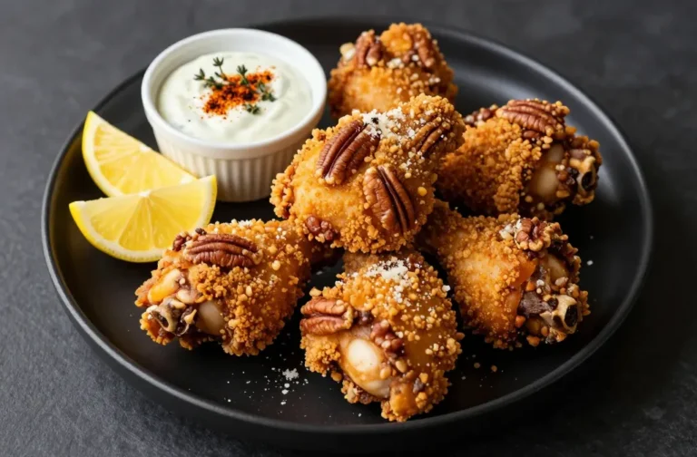 Crispy Pecan-Crusted Keto Air Fryer Chicken Thighs