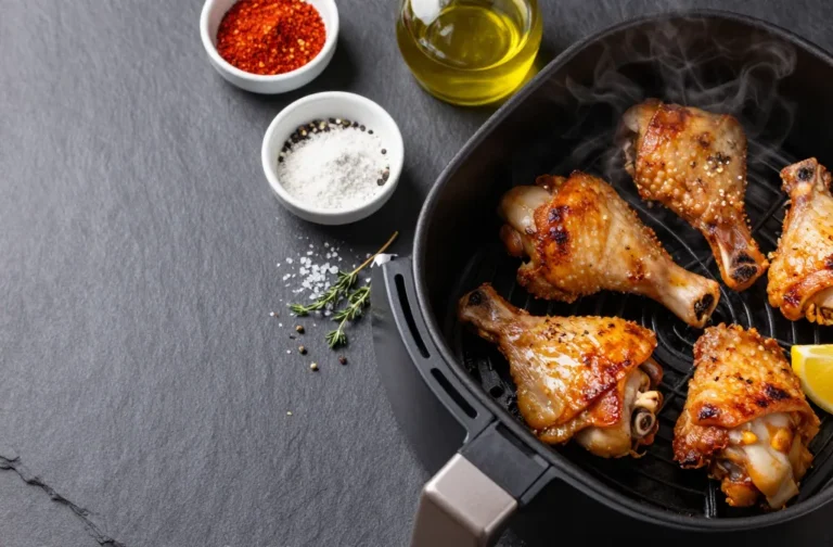 Crispy Air Fryer Keto Chicken Thighs — Bone-in, Skin-on Magic