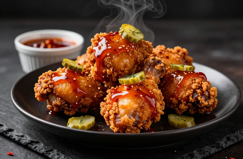 Crispy, Fiery Air Fryer Keto Nashville Hot Chicken — Keto Cayenne Oil