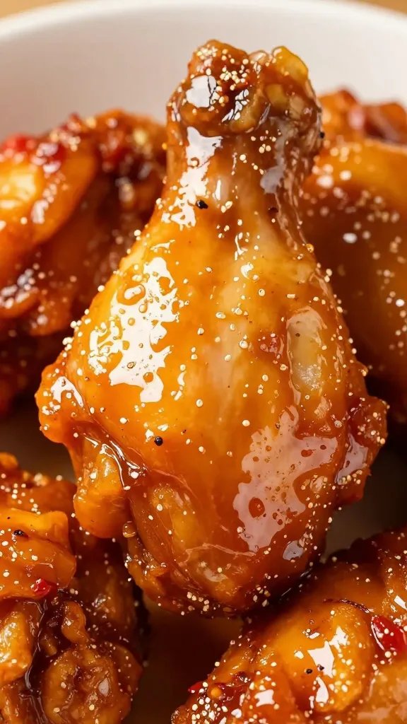 closeup of keto Nashville hot chicken thigh, glossy cayenne oil