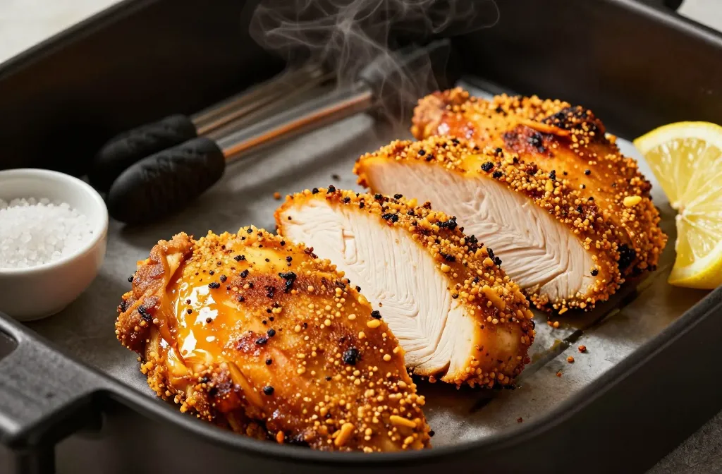 Air Fryer Keto Chicken Breast — Juicy Inside, Crispy Outside Tonight