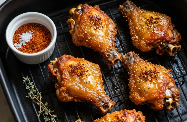 Crispy Air Fryer Keto Chicken Thighs — Only 1.3g Net Carbs Tonight