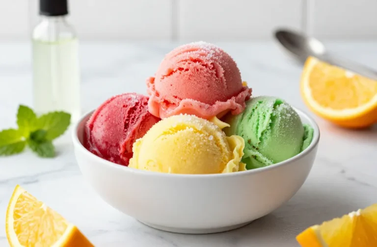 Keto Sorbet Scoops That Stay Soft and Scoopable