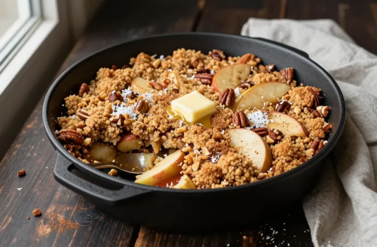Apple Crisp Keto Crumble That Actually Stays Crunchy