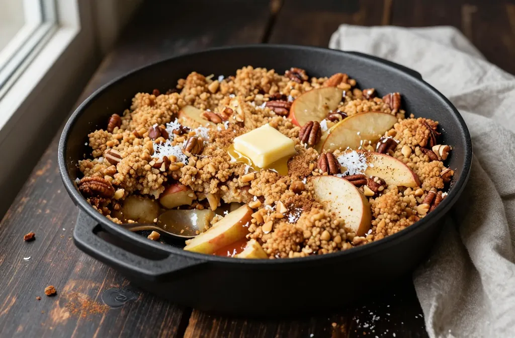 Apple Crisp Keto Crumble That Actually Stays Crunchy