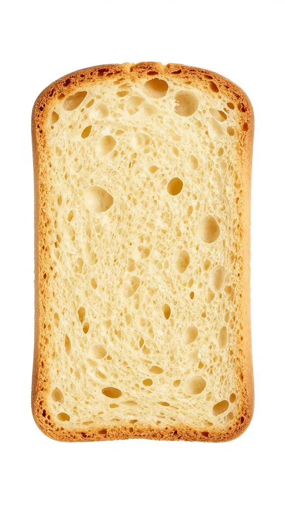 Cross-section of risen keto biscuit showing airy crumb