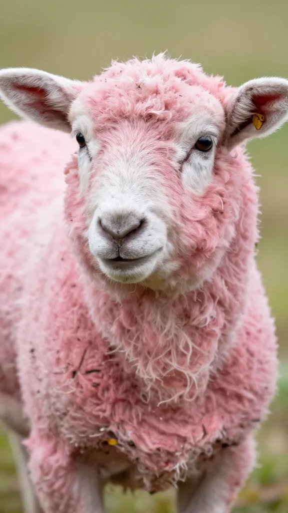 Closeup of rosy ground lamb with fine fat flecks