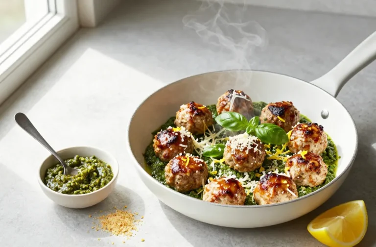 Turkey Meatballs Pesto That Stay Juicy and Bright