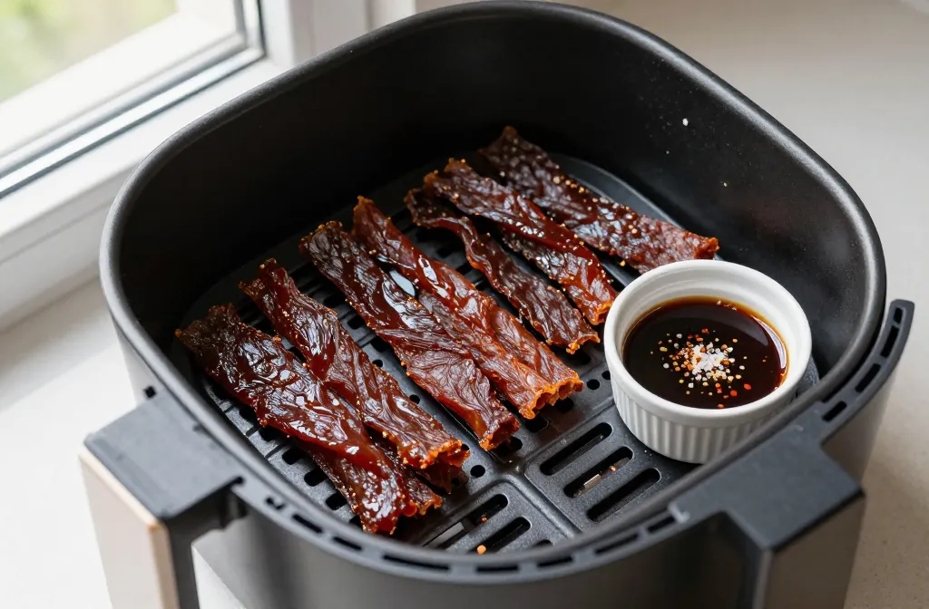 Crispy Beef Jerky Strips Air Fryer Method in Hours